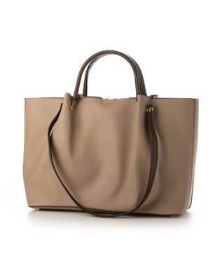 UNBILLION cachecache PCケース付きメタルハンドルA4トートバッグ オーク