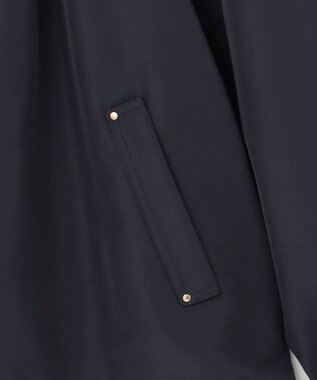 ANY SIS 【撥水・UVカット・花粉ガード】2WAYラグランフーディ ブルゾン ネイビー