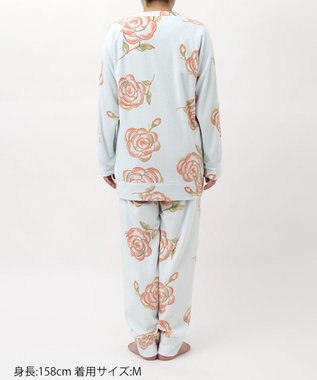 tsumori chisato SLEEP ツモリチサト パジャマ 長袖 長ズボン あったか レディース  UDW452 /ワコール サックス