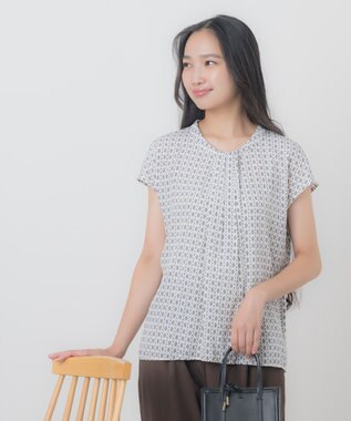 ONWARD Reuse Park 【any SiS】ブラウス秋冬 オフホワイト