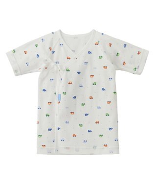 MIKI HOUSE HOT BISCUITS 出産準備セット 春夏用(総柄) ブルー