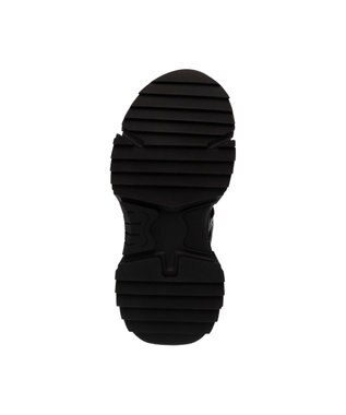 STEVE MADDEN KINGDOM ボリュームソールダブルレースアップスニーカー ブラック