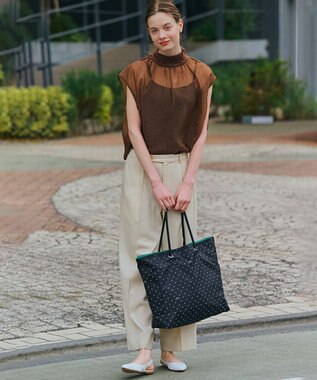 LeSportsac LARGE 2 WAY TOTE/プティドット/セージグリーン プティドット/セージグリーン