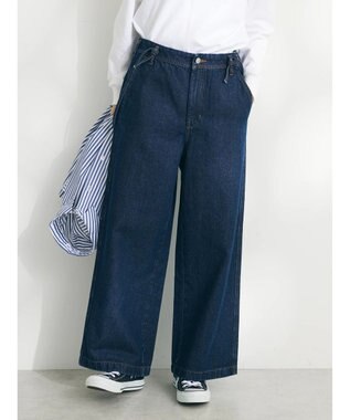 CRAFT STANDARD BOUTIQUE ２ｗａｙサロペットデニムパンツ Dark Indigo