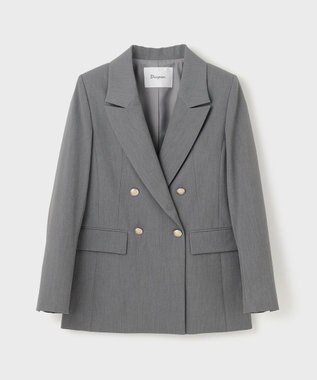 GRACE CONTINENTAL ダブルブレストstジャケット グレー