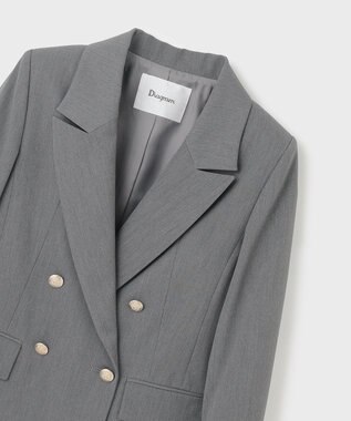 GRACE CONTINENTAL ダブルブレストstジャケット グレー