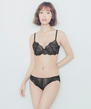 Wing Wing Lesiage 【1000シリーズ】 3/4カップブラ PB1000 ウイング／ワコール ブラック