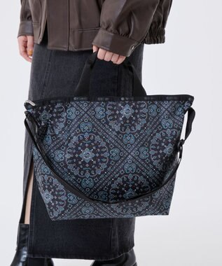 LeSportsac DELUXE EASY CARRY TOTE/ステレートバンダナ ステレートバンダナ