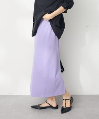 CRAFT STANDARD BOUTIQUE リブロングスカート Purple