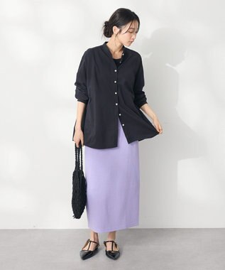 CRAFT STANDARD BOUTIQUE リブロングスカート Purple