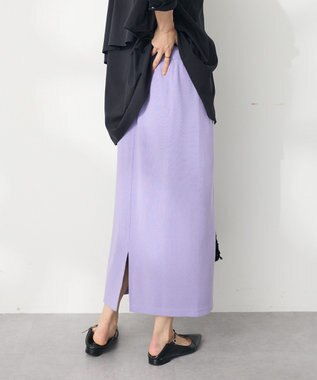 CRAFT STANDARD BOUTIQUE リブロングスカート Purple
