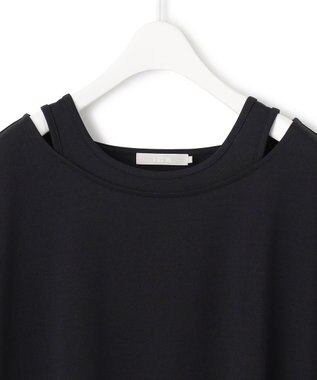 ICB 【UVケア・吸水速乾・洗える】ライクレイヤードTEE ブラック系