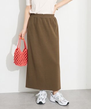 CRAFT STANDARD BOUTIQUE リブロングスカート Brown