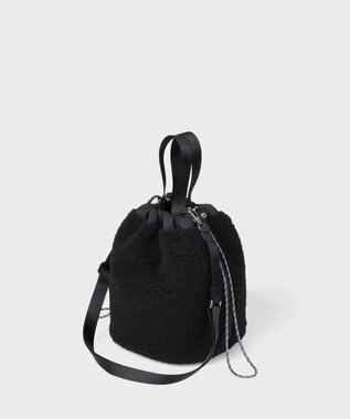 Paul Smith PS Paul Smith ボア ショルダーバッグ ブラック