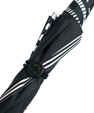 +RING レディース向け プラスリング 長傘60cm BLK T1276 黒