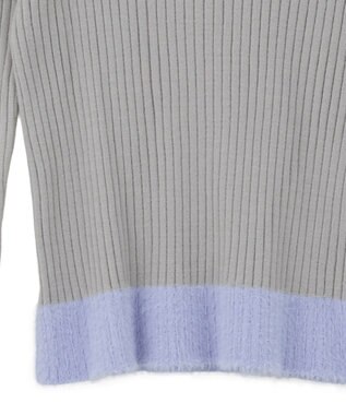 CRAFT STANDARD BOUTIQUE とてもち袖シャギーニットプルオーバー Light Gray