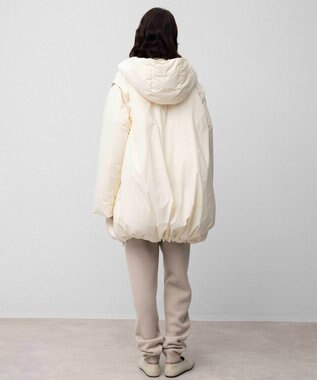 NAVE 【Nave】ナイロンタフタ ダウンコート エクリュ系