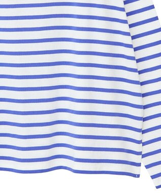 Green Parks ボーダーゆるチュニック Purple