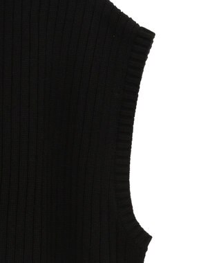 Green Parks フロントジップベスト Black