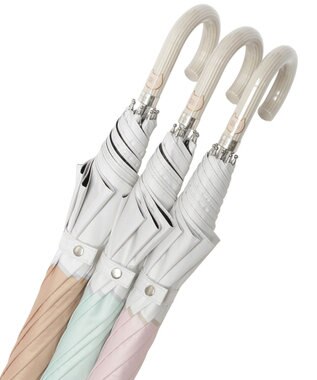 MOONBAT 【一級遮光/軽量】PAUL & JOE 晴雨兼用 日傘 長傘 スウィンギングヌネット ペールピンク