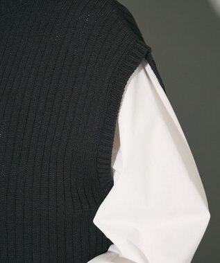 Green Parks フロントジップベスト Black