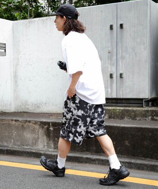 WEGO 【ウエストゴム】パターンナイロンイージーショーツ 柄1