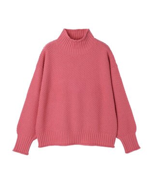 Green Parks 洗える　カノコ編みニットプルオーバー Pink