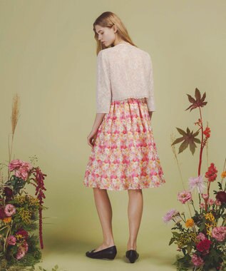 TOCCA TRANSPARENT LACE BOLERO ボレロ ベージュ系