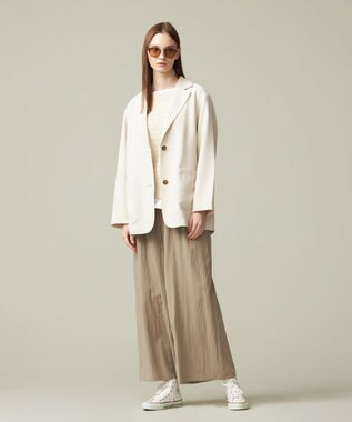 J.PRESS YORK STREET 【WOMEN】コットンケーブル ベスト アイボリー系