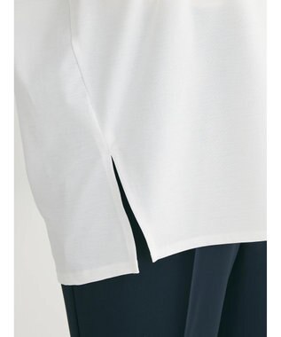 Green Parks バー付き７分袖ブラウソー Off White