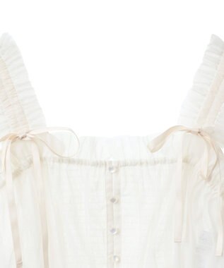 Green Parks ｄａｚｚｌｉｎ　チュールビスチェ Off White