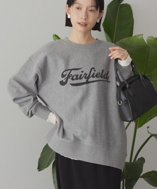 AMERICAN HOLIC Fairfield フロッキースウェットプルオーバー Light Gray Mixture