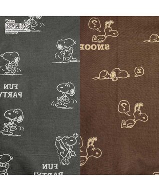 ROOTOTE 8589【スヌーピー】IP.ベビールー.ジャガード.ピーナッツ-8P 01：グレー