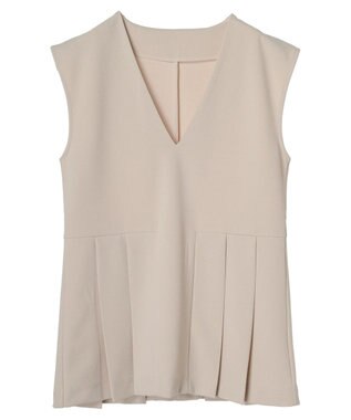 Green Parks ・Ｐｅｔｉｔ　Ｆｌｅｕｒ　サイドプリーツベスト Ivory