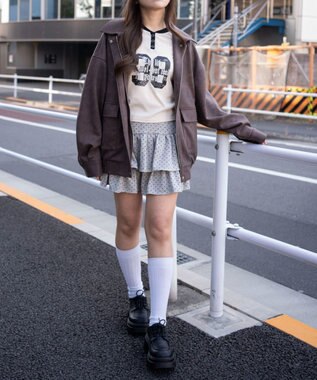 WEGO スウェードポンチジャケット ブラウン