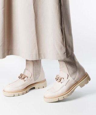 BONTRE 【LucaGrossi/ルカグロッシ】厚底チェーンショートブーツ/G890T-UA