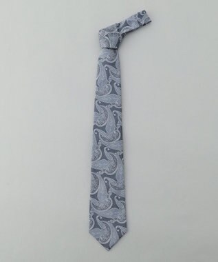 GOTAIRIKU GOTAIRIKU別注【日本製】シルク ネクタイ_ペイズリー柄 サックスブルー系4