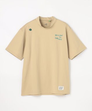 PW CIRCULUS 【MEN】DOVE グラフィックモックT ゴルフ ベージュ系