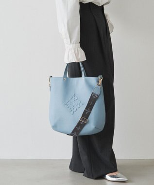 russet スリム2WAYトートバッグ <エンボスモノグラム>(CE-1611)