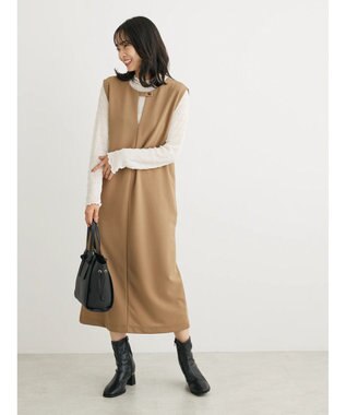 Green Parks シャーリングシアープルオーバー Ecru