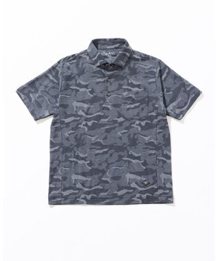 JOSEPH ABBOUD MOUNTAIN 【吸水速乾・男女兼用】カモフラジャガードポロシャツ
