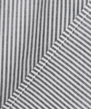 ANY コットンエアーウォッシュ5分袖シャツ ストライプ