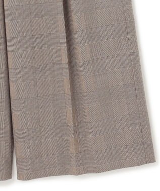 BEIGE， 【洗える】MER / グレンチェックパンツ Beige