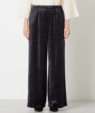 NAVE 【ReNAVE】クラッシュベロア パンツ ブラック系