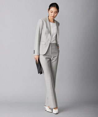 ICB 【洗える】 ジョーゼットスムース カットソー オフホワイト系