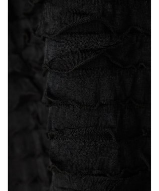 Green Parks フリルカットプルオーバー Black