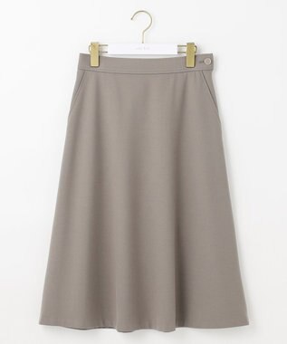 ANY SIS L ビューティサーモ2WAYストレッチ フレアスカート グレージュ