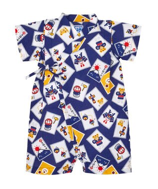 MIKI HOUSE HOT BISCUITS 【ミキハウス】【60-80cm】甚平オール