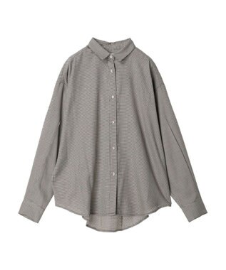 AMERICAN HOLIC イージーケアバックタックシャツ Hounds Tooth