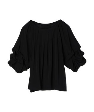 CRAFT STANDARD BOUTIQUE ピンタックホイップスリーブブラウス